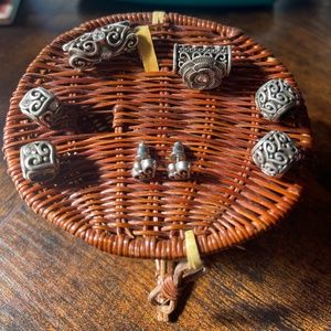 Brighton Lot of Alcazar Beads and Small Post Earrings